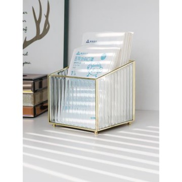 高端口罩盒n95專用口罩收納盒面膜桌面整理筐入戶玄關家用高顏值