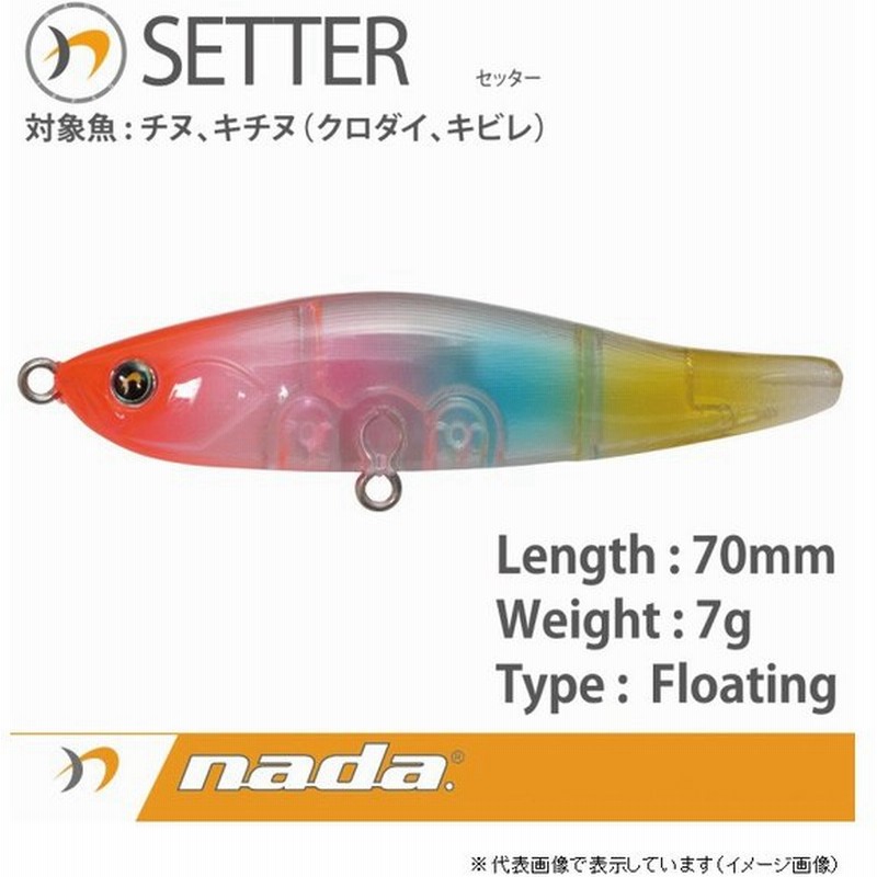 メガバス Nada Setter ピンクヘッドレインボー シーバスルアー 通販 Lineポイント最大0 5 Get Lineショッピング