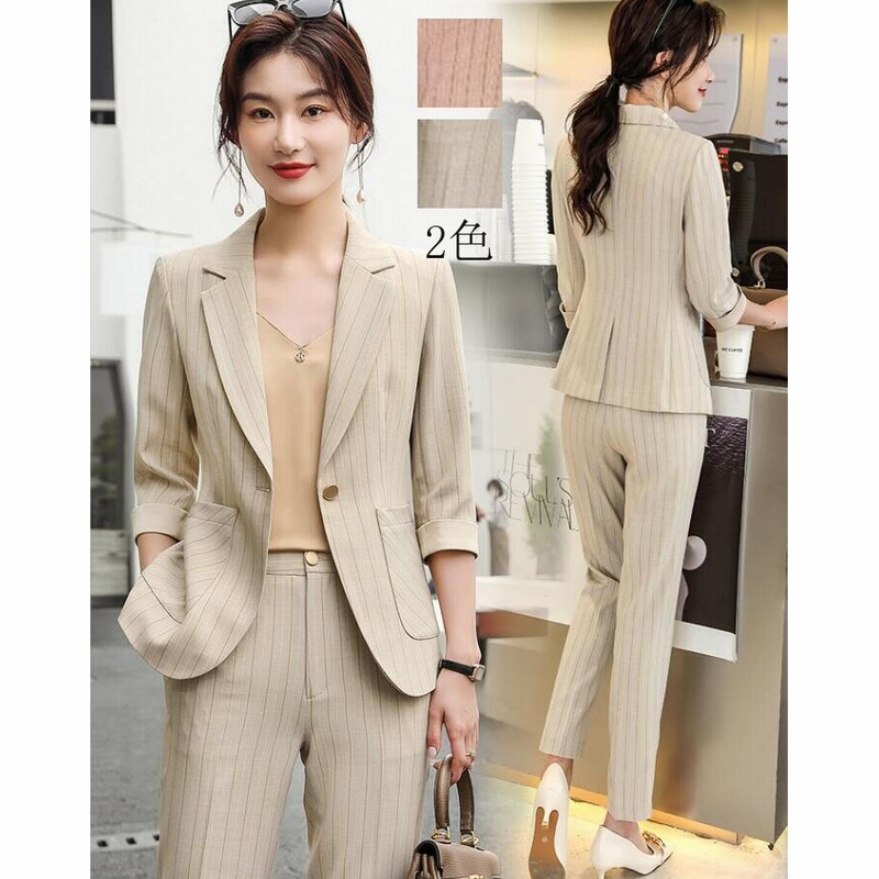 レディーススーツ エレガント おしゃれスーツ お祝い 上下セット 結婚式スーツ 無地 セットアップ 通販 Lineポイント最大1 0 Get Lineショッピング