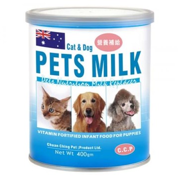 C.C.P 營養強化奶粉 400g 犬貓通用 寵物專用 保健品 營養品 幼貓 幼犬 奶粉 營養補充
