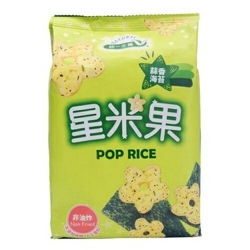 統一生機   星米果-蒜香海苔50公克/包(超商限2包)