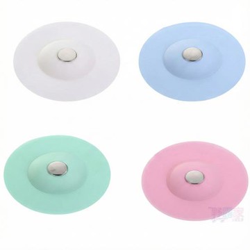 通用型排水孔過濾網 按壓式止水閥-(一組2入)-顏色隨機