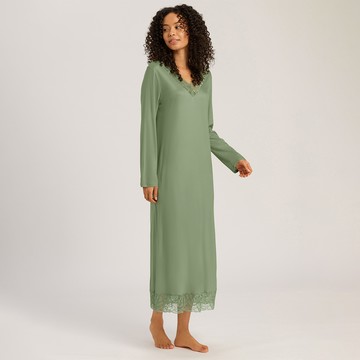 【HANRO】Elia Nw 蕾絲洋裝 XS-M (鎮靜綠)