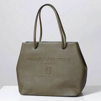 MARC JACOBS マークジェイコブス トートバッグ LOGO SHOPPER EAST WEST TOTE BAG M0015766 レディース  レザー ロゴ ショッパー 鞄 カラー2色 | LINEブランドカタログ