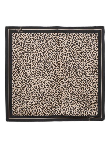 Golden Goose - leopard-print silk foulard - men - Silk - One Size - Neutrals