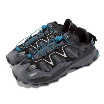 [ACS] adidas 休閒鞋 Hyperturf 愛迪達 男鞋 灰 黑 繫繩 緩震 異材質 機能 FZ6579