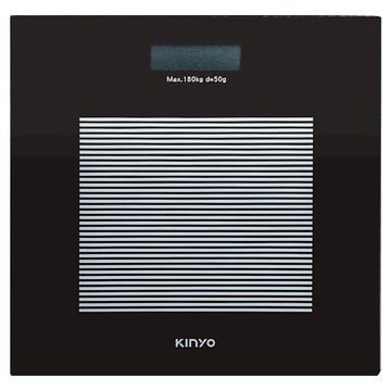 Kinyo 黑晶電子體重計  DS-6583  1個