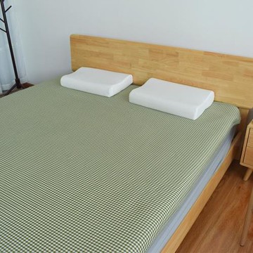 外貿日單竹纖維涼席三件套夏季空調房兒童可機洗紗布軟涼席墊床單