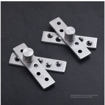 【台灣發貨】【30個】不鏽鋼加厚360轉軸木門鉸鏈天地定位門軸旋轉軸暗藏合頁【放價】【人氣王】
