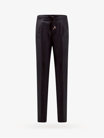 Virgin wool trouser with stretch band at waist - INCOTEX - gender_Man