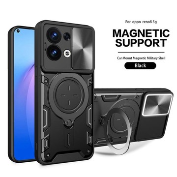 360°旋轉磁吸支架 多功能推窗 適用 OPPO Reno15 ProMax 14 13 12 11F 10 8 防摔殼