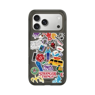 iPhone 17 Pro Max AirX 本質黑 - Stranger Things - 霍金斯日常