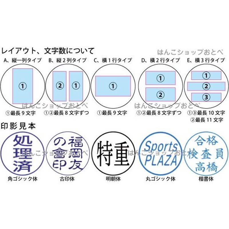 チケッター 速乾 シャチハタ （通常配字タイプ・日付なし） しゃちはた