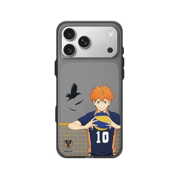 iPhone 17 Pro Max Clear (相機按鈕) 酷墨灰 - 排球少年 Haikyu!! - 球場上的日向