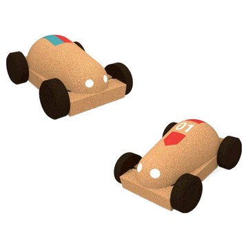 elou 車車  軟木塞色  2個