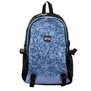 BODYSAC-淺藍印花後背包 b601