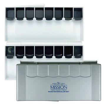 【Mission】塊狀 水彩 空盒 16格 調色盤 165x85mm 顏色隨機 / 個 MWP-3016【APP滿額下單10%點數(單一帳號最高5000點)】1/31止