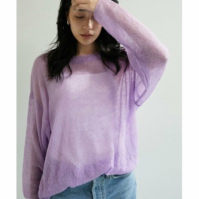 seya. セヤ Komorebi Sweater シアーニット セーター-