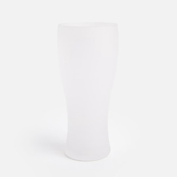 奧可利玻璃啤酒杯360mL 霧白