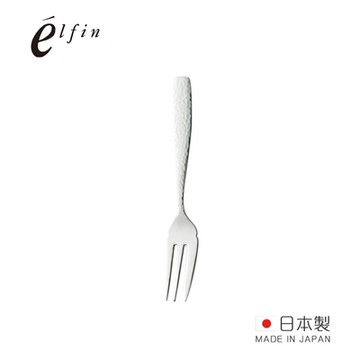 日本高桑金屬 日製錘目紋不鏽鋼水果甜點叉-3入