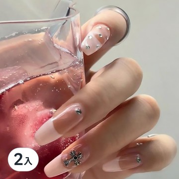 Paula's Nail 寶拉美甲 星月蝴蝶寶石美甲貼片  AP69174  2入