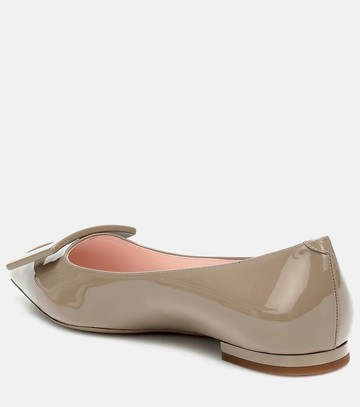 Roger Vivier Gommettine Ball leather ballet flats