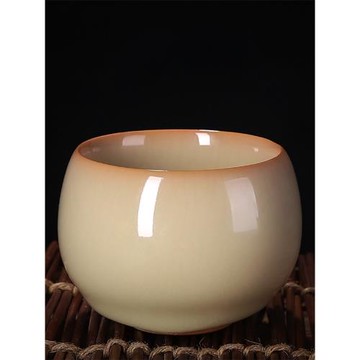 TOUCH MISS豬油凍主人杯單杯個人杯陶瓷品茗杯功夫茶禪定高端茶具