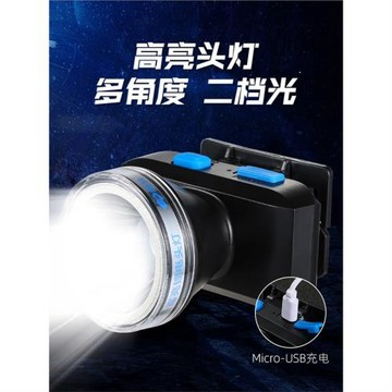 康銘LED頭燈強光充電超亮20W頭戴式照明戶外手電筒釣魚夜釣工礦燈