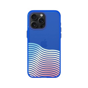 iPhone 15 Pro Max Clear 激光藍 - Classics - 漣漪