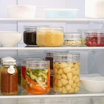 日本星硝 日本製密封儲存罐/保鮮罐1300ML 2入組