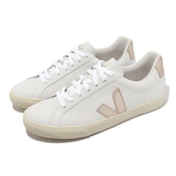 Veja 休閒鞋 Esplar Logo Leather 女鞋 白 香檳金 經典款 奶油底 法國小白鞋 百搭 EO0202490A
