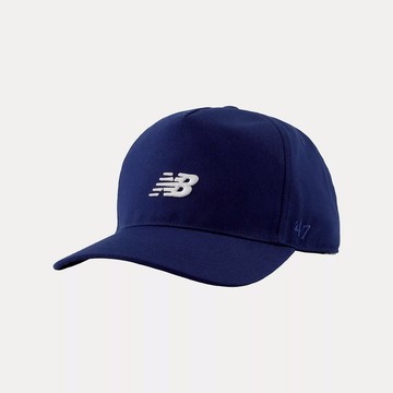【NEW BALANCE】NB 帽子 運動帽 棒球帽 遮陽帽 Hat 藍 LAH00351NNY