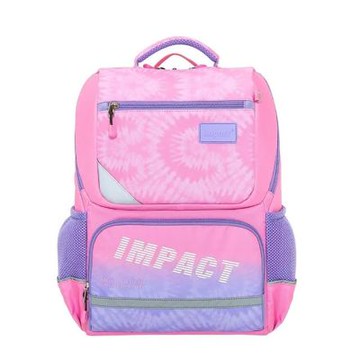 【IMPACT 怡寶】紮染風成長型護脊書包-粉紅 /個 IM003691PK