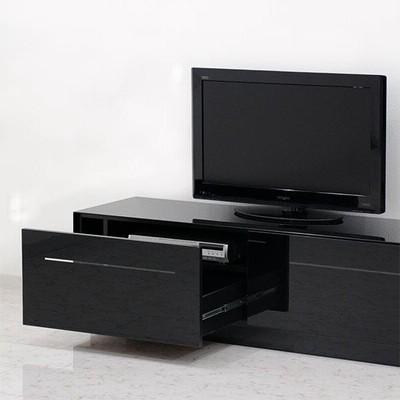 ブラック ガラス テレビ台 テレビボード ローボード 幅150 強化 ブラック ガラス テレビ台 テレビボード ローボード 幅150 強化