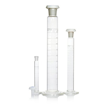 《PYREX》有栓量筒 A級 Class A Cylinder, Graduated, Polyethylene Stopper