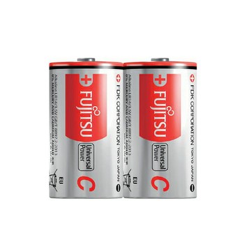FUJITSU 富士通 2號 C 鹼性電池 2入 / 卡【APP滿額下單4%點數(單一帳號最高1000點)】7/31止
