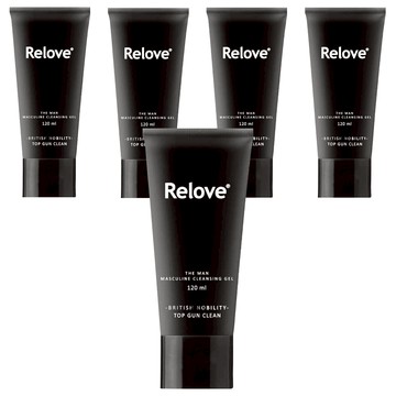 Relove 男性專用私密潔淨凝露 英倫紳士涼感  120ml  5條