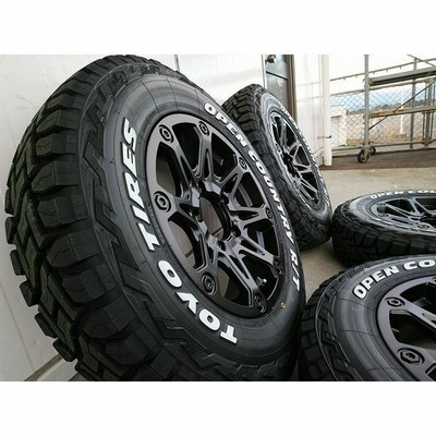 5本セット ジムニー 16インチ タイヤホイール BDX08 トーヨー オープンカントリー RT 185/85R16 ホワイトレター |  LINEショッピング