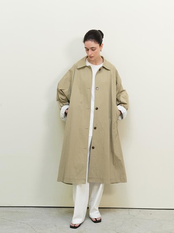 Classic Overfit trench coat - Khaki