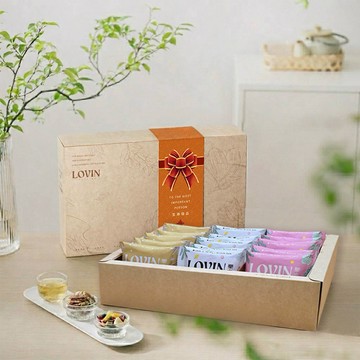 【LOVIN樂恋】日嚐拾味堅果禮盒15入/盒 附提袋 (綜合堅果、綜合纖果、起士夏威夷豆各5入)