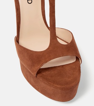 Tom Ford Angelina 130 suede platform sandals