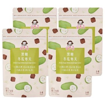 蜜思朵 NEW!黑糖冬瓜寒天  15顆  17g  4包