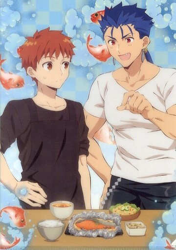 衛宮士郎&Lancer合作咖啡Visual A4文件夾衛宮家的今日之飯×ufotable cafe第3期