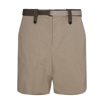 Sacai - Khaki Cotton Shorts