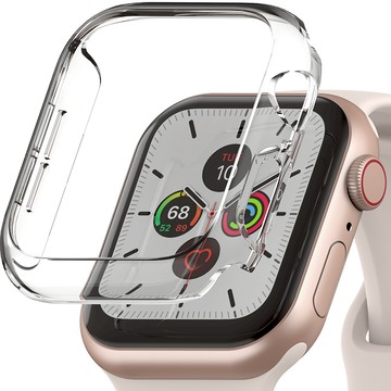 Sinjimoru 全包覆一體式硬殼智慧手錶保護殼  1個  透明  Apple Watch 6/5/4/SE2/SE(44mm)