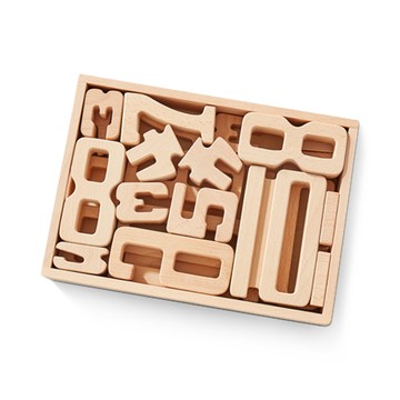 【Boori】數字實木積木