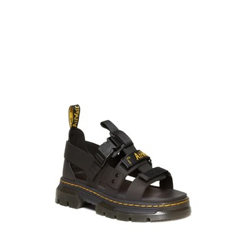 Dr. Martens 馬汀 Pearson ll Element 黑色織帶涼鞋 - 男款