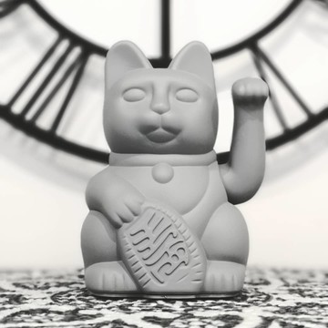 摩羯座♑【WUZ屋子】德國 DONKEY 幸運繽紛招財貓-灰色