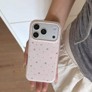 lulu|韓系ins風簡約滿屏星星波點手機殼 適用蘋果17promax手機殼iphone16pro新款15保護殼