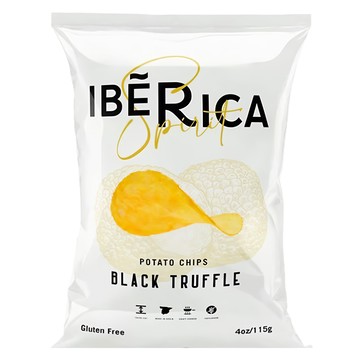 IBERICA Spirit 黑松露風味 洋芋片 西班牙馬鈴薯 整顆新鮮厚切 無麩質  115g  1包